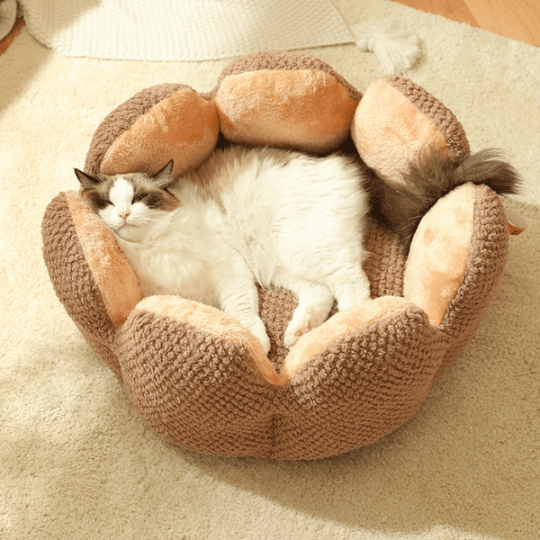 Cama Puff Pet Florzinha™ - Ultra Macia Para Gatos